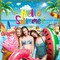 Hello Summer Backdrop, 72.8" x 43.3" Summer Beach Party Backdrop Colorful Summer Photo Backdrop Summer Photography Backdrop Summer Background Banner for Birthday Summer Beach Party Decor